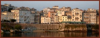 Ansicht von Korfu Stadt - Kerkyra